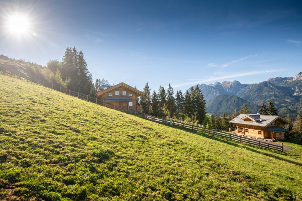 Prenner Alm, Almhütten am Hauser Kaibling
