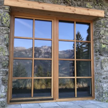 Almhuette – Prenner Alm – Untergeschoss – Aussenansicht – Stoamandl
