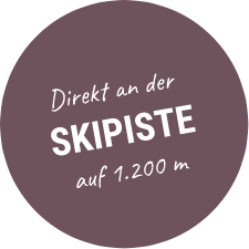 Direkt an der Skipiste