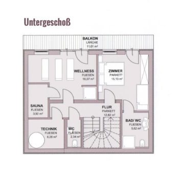 Prenner Alm – Grundriss Dachgeschoss