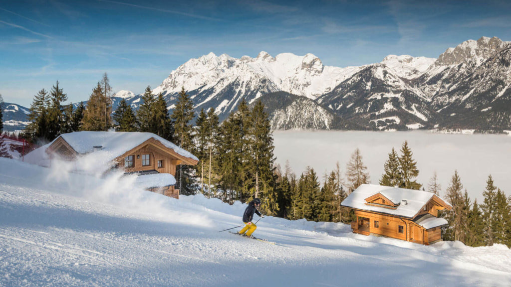 Hütte direkt an der Piste - Skiurlaub in Schladming, Österreich